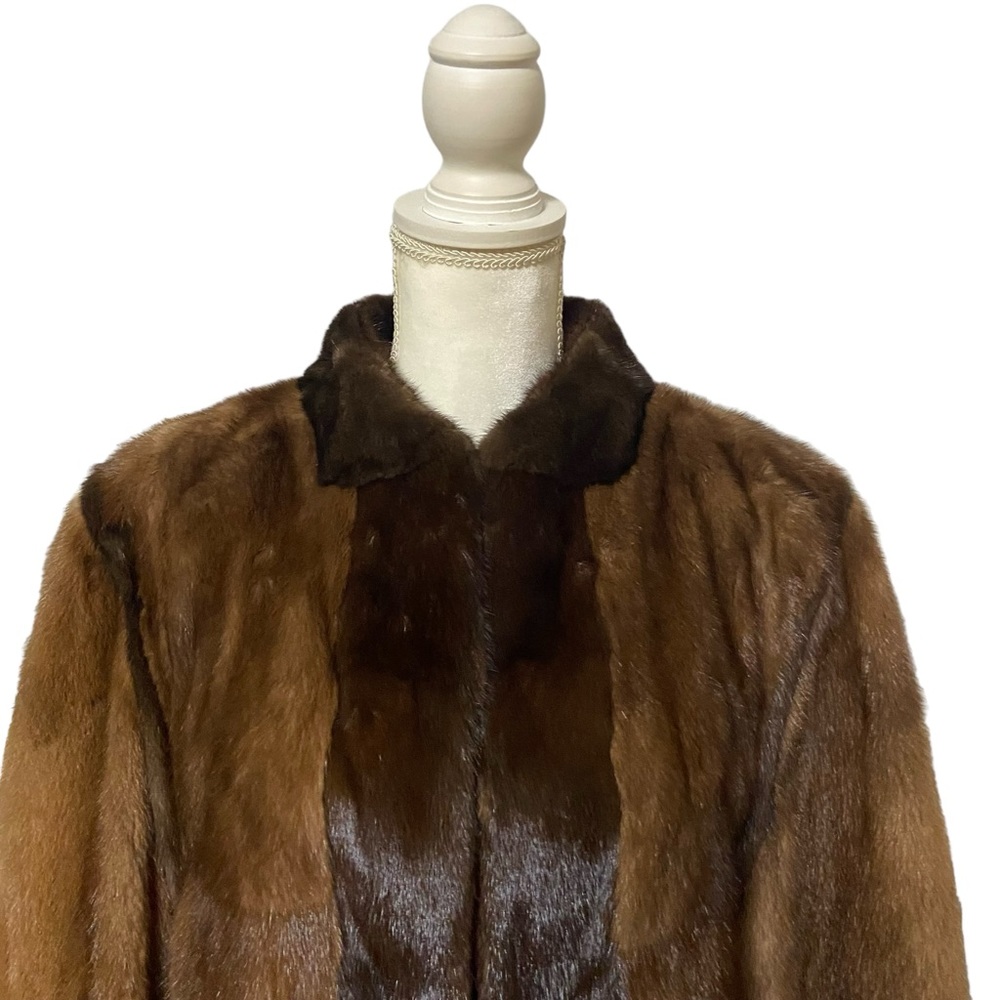 Vintage Anastasia Furs Mink Coat Brown - Picture 6 of 16